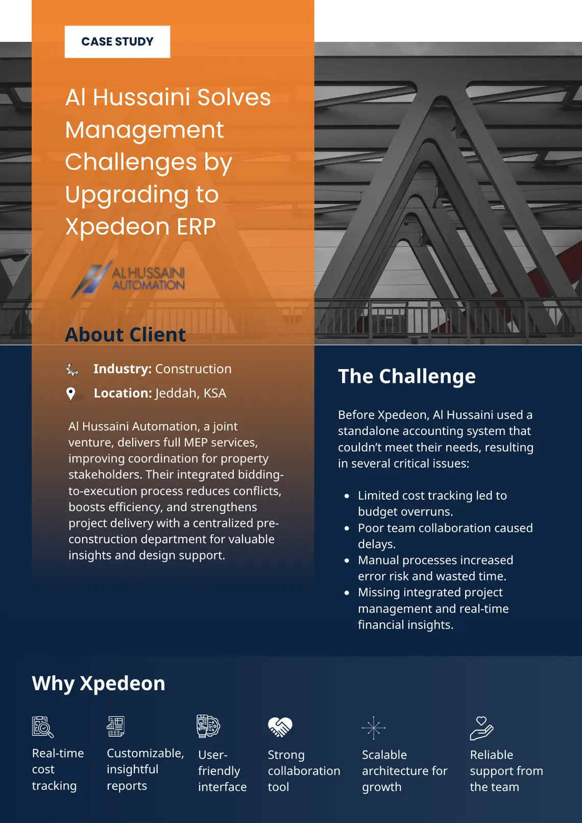 Client case study, Print & collateral, B2B